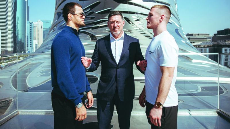 الامارات | الروسي نور محمدوف يتحدى الإيرلندي هيوز في «طريق الأبطال إلى دبي»