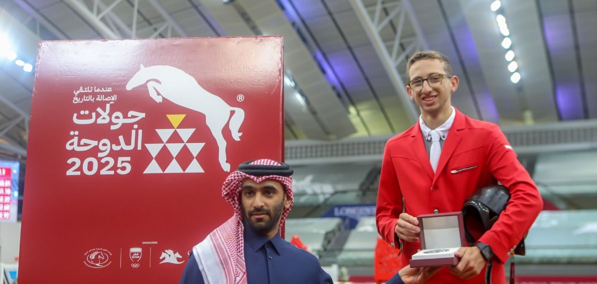 سيف فكري يحصد ثالث ميداليات مصر فى بطولة قطرة الدولية للفروسية