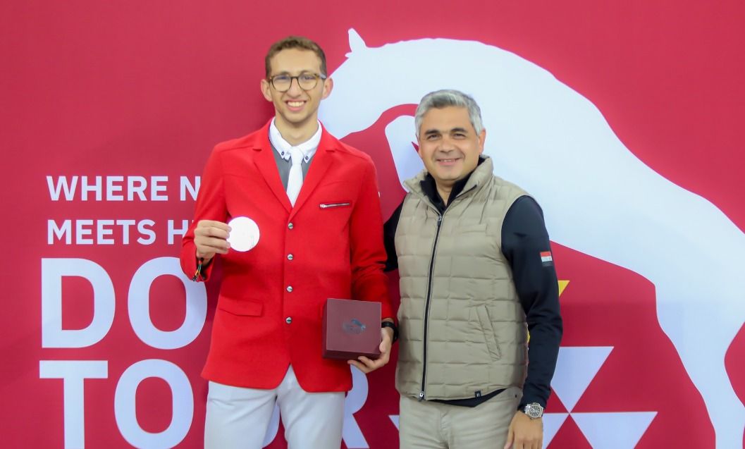 سيف فكري يحصد ثالث ميداليات مصر فى بطولة قطرة الدولية للفروسية