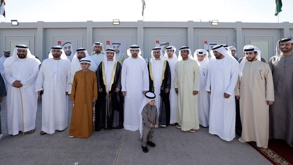 حمدان بن محمد يحضر أفراح العامري وآل بومهير