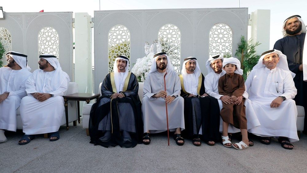 محمد بن راشد يحضر أفراح العامري وآل بومهير