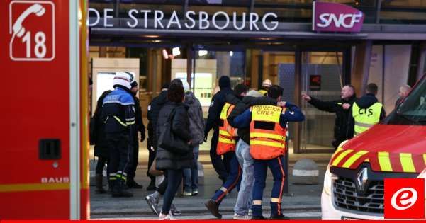 اصابة 20 شخصا في حادث تصادم بين قطاري ترامواي في مدينة ستراسبورغ شرق فرنسا