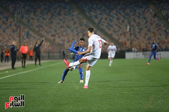 الزمالك يكتفي بتعادل سلبي مع بلاك بولز فى الشوط الأول