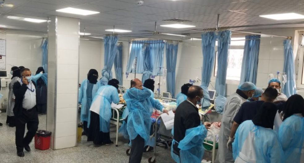 عاجل : وصول 59 مصاب الى المستشفى الجمهوري بالعاصمة صنعاء ...والرئيس يصدر توجيهات عاجلة