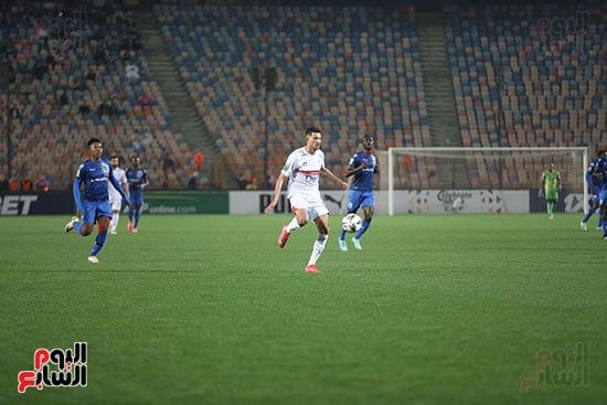 تعادل سلبي بين الزمالك وبلاك بولز فى الكونفدرالية بعد مرور 15 دقيقة