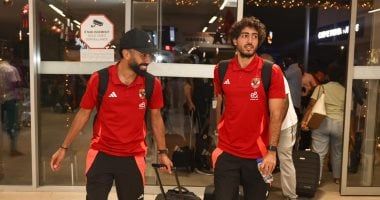 بعثة الأهلى تصل القاهرة بعد الفوز على استاد أبيدجان الإيفوارى.. فيديو