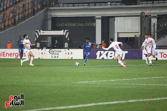 الزمالك يكتفي بتعادل سلبي مع بلاك بولز فى الشوط الأول
