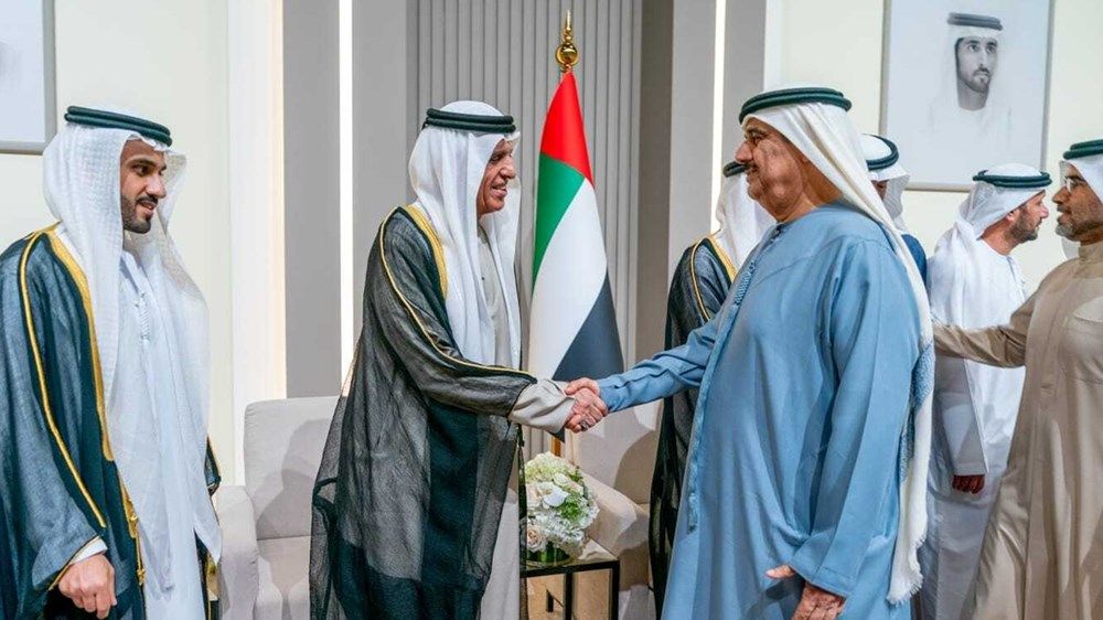 سعود بن صقر يحضر أفراح القطامي والسويدي