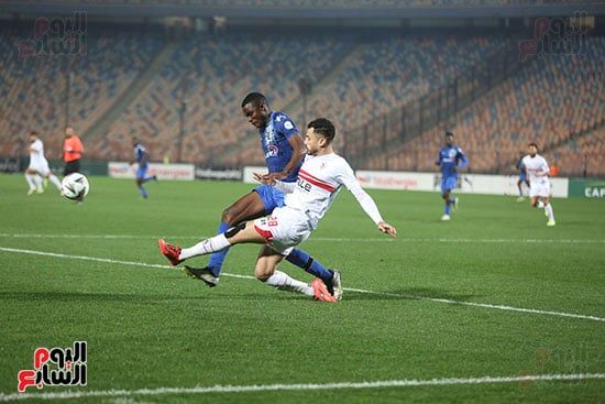 الزمالك يكتفي بتعادل سلبي مع بلاك بولز فى الشوط الأول