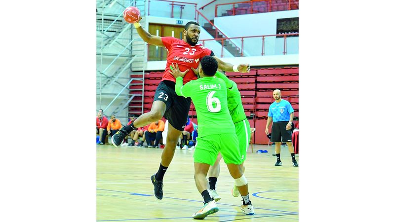 الامارات | شباب الأهلي يتأهل مبكراً إلى نصف نهائي كأس اليد