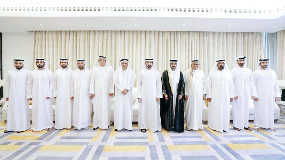 حاكما أم القيوين ورأس الخيمة والشيوخ يحضرون أفراح القطامي والسويدي