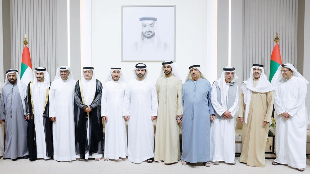 حاكما أم القيوين ورأس الخيمة والشيوخ يحضرون أفراح القطامي والسويدي