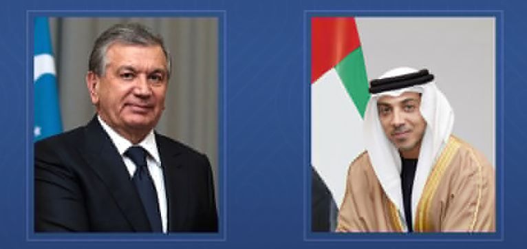 الامارات | استقبله منصور بن زايد..رئيس أوزبكستان يصل الدولة في زيارة رسمية