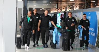 بعثة المصرى تصل مطار القاهرة الدولى بعد التعادل مع إنيمبا النيجيرى بالكونفدرالية