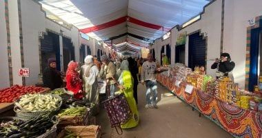 معرض محافظة الجيزة للسلع فى المنيب يطرح الدواجن بأسعار مناسبة