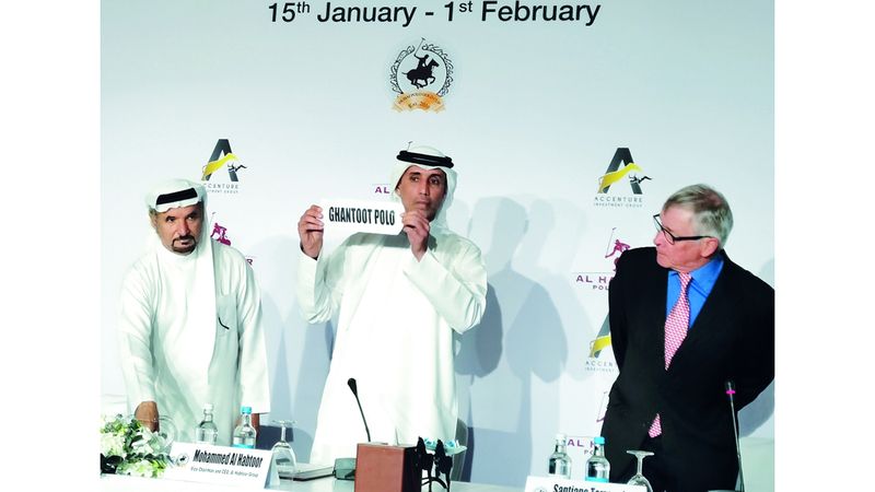 الامارات | الحبتور وبنجاش يقصّان شريط افتتاح كأس دبي الفضية للبولو