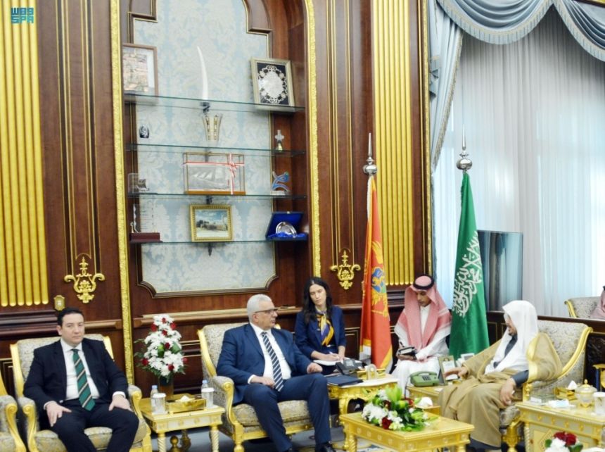 رئيس مجلس الشورى يبحث تعزيز العلاقات البرلمانية مع الجبل الأسود