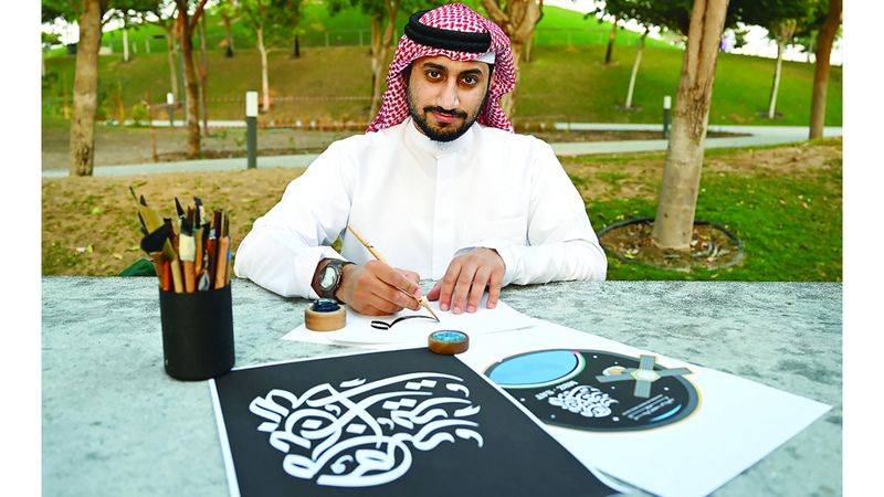 الامارات | عبدالله الأستاد مصمم شعار «محمد بن زايد سات»:  أشعر بالفخر والشرف