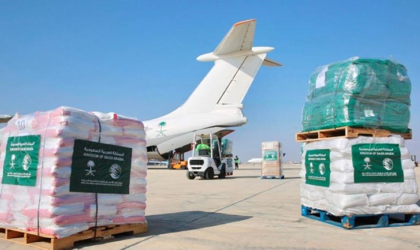 وصول الطائرة الإغاثية السعودية الـ11 إلى مطار دمشق