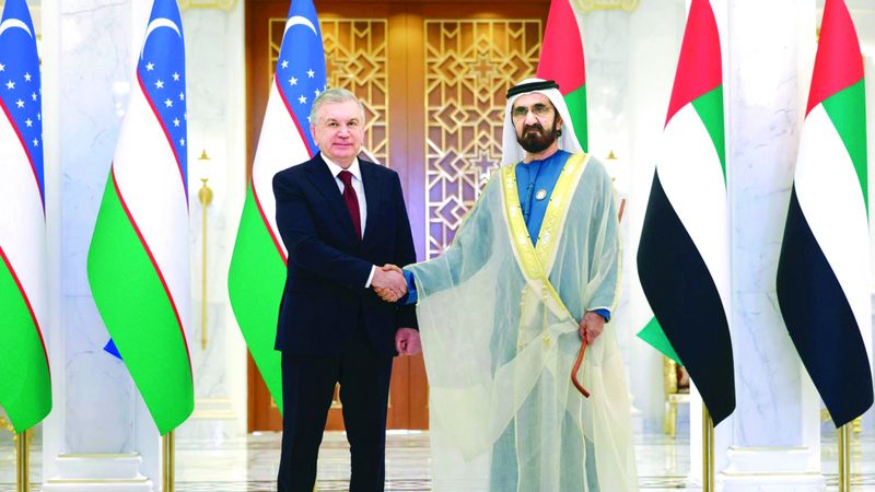 الامارات | محمد بن راشد: أوزبكستان شريك حكومي واقتصادي وعمق حضاري لعالمنا الإسلامي