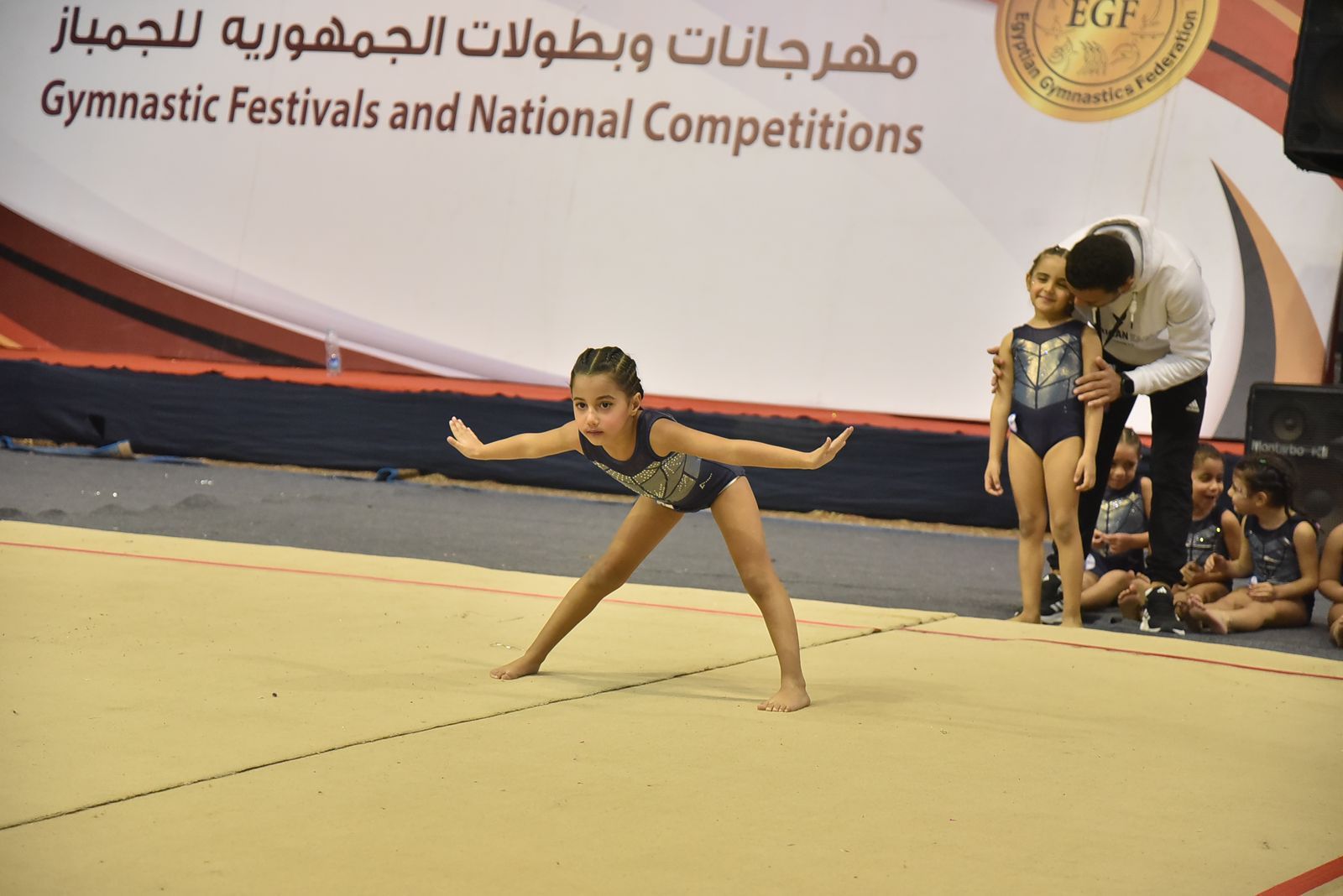 فيروز أحمد حسن تحصد أول الجمهورية للجمباز وتفوز بـ"الذهبية" وكأس البطولة