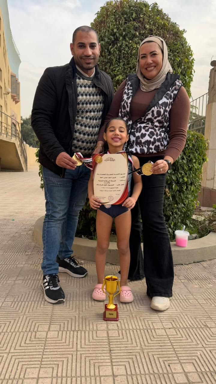 فيروز أحمد حسن تحصد أول الجمهورية للجمباز وتفوز بـ"الذهبية" وكأس البطولة