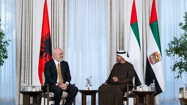 رئيس الدولة ورئيس وزراء ألبانيا يبحثان علاقات البلدين