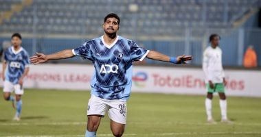 إبراهيم عادل أفضل لاعب فى مباراة بيراميدز والمحلة