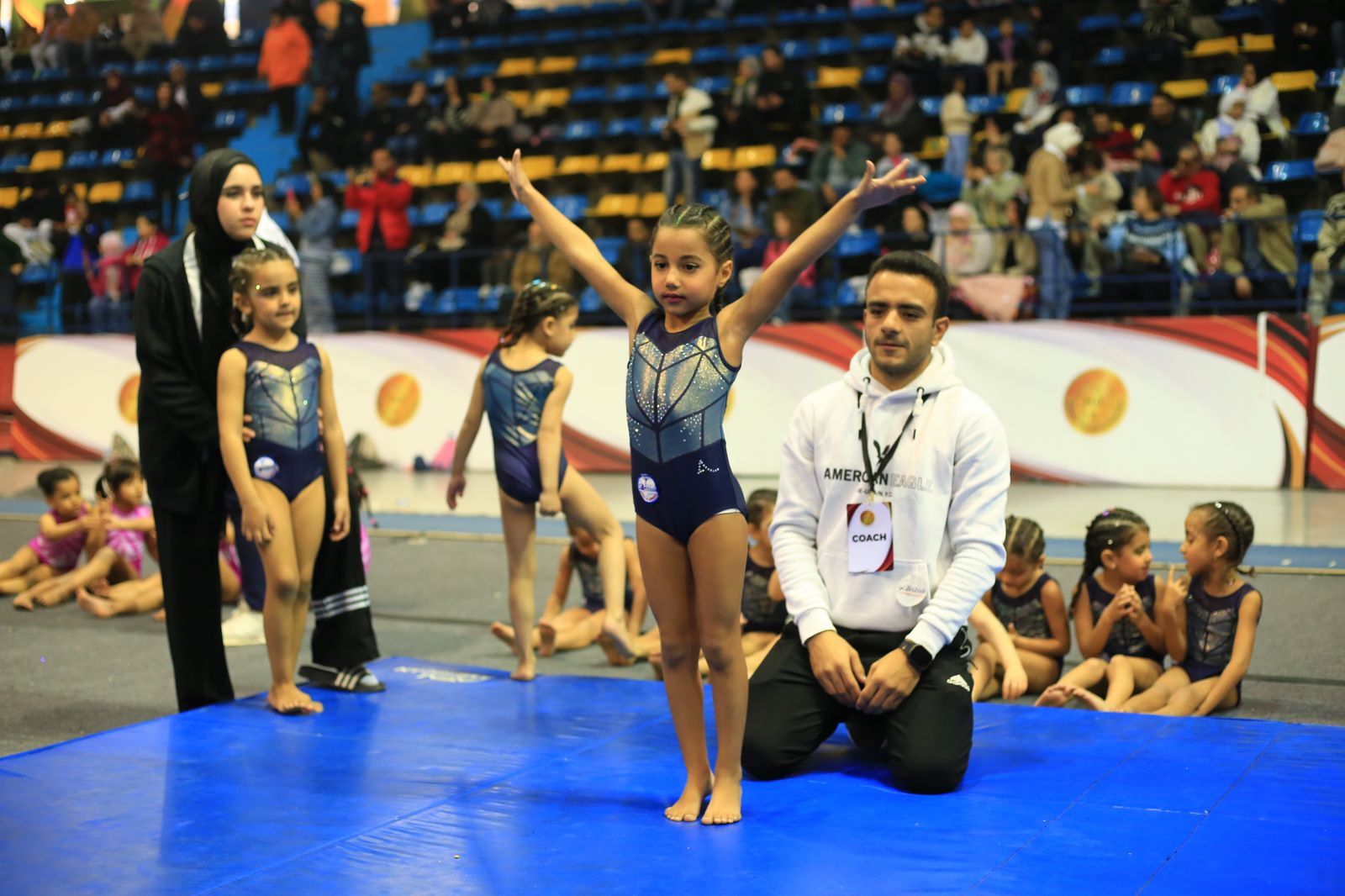 فيروز أحمد حسن تحصد أول الجمهورية للجمباز وتفوز بـ"الذهبية" وكأس البطولة