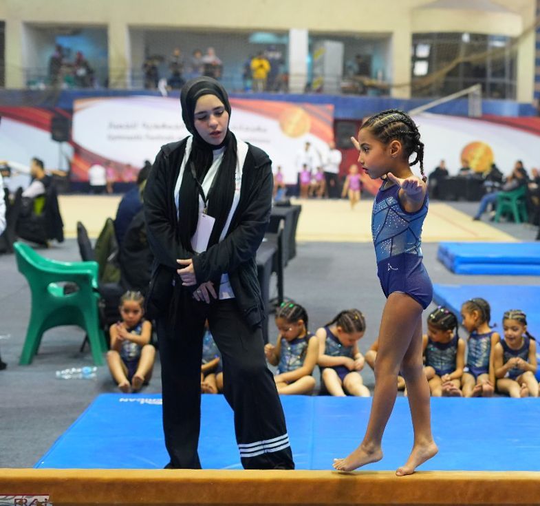 فيروز أحمد حسن تحصد أول الجمهورية للجمباز وتفوز بـ"الذهبية" وكأس البطولة