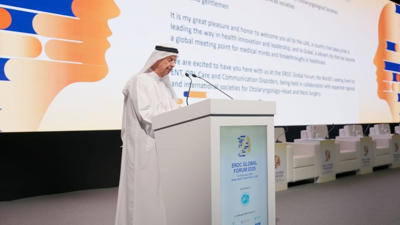 الامارات | افتتاح منتدى الإمارات للأنف والأذن والحنجرة والسمعيات بدبي