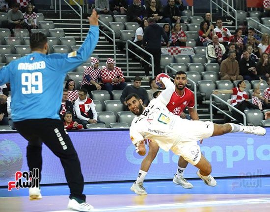 فوز منتخب اليد على البحرين 35 -24 فى ثانى مواجهات بطولة العالم.. صور