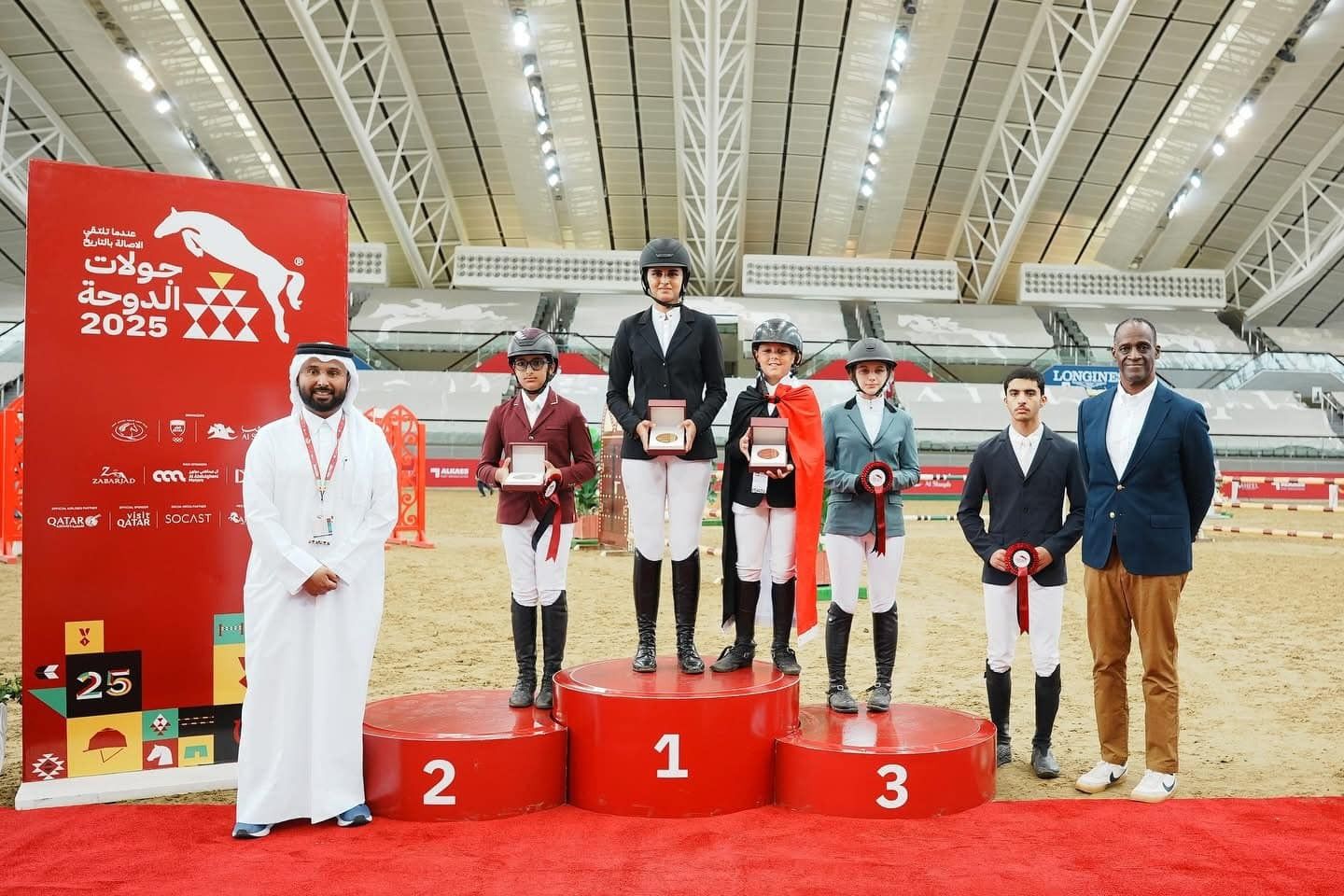 مصر تحقق الميدالية الثامنة فى بطولة قطر الدولية للفروسية.. صور