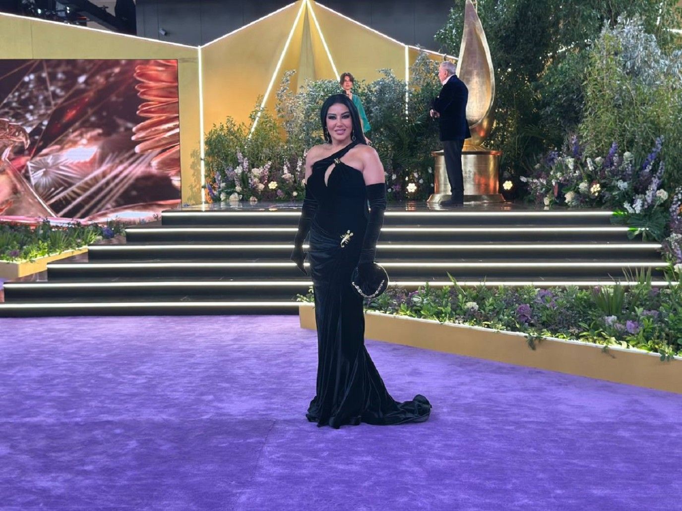 سمية الخشاب لأول مرة في joy awards 2025.. خاص الخليج 365