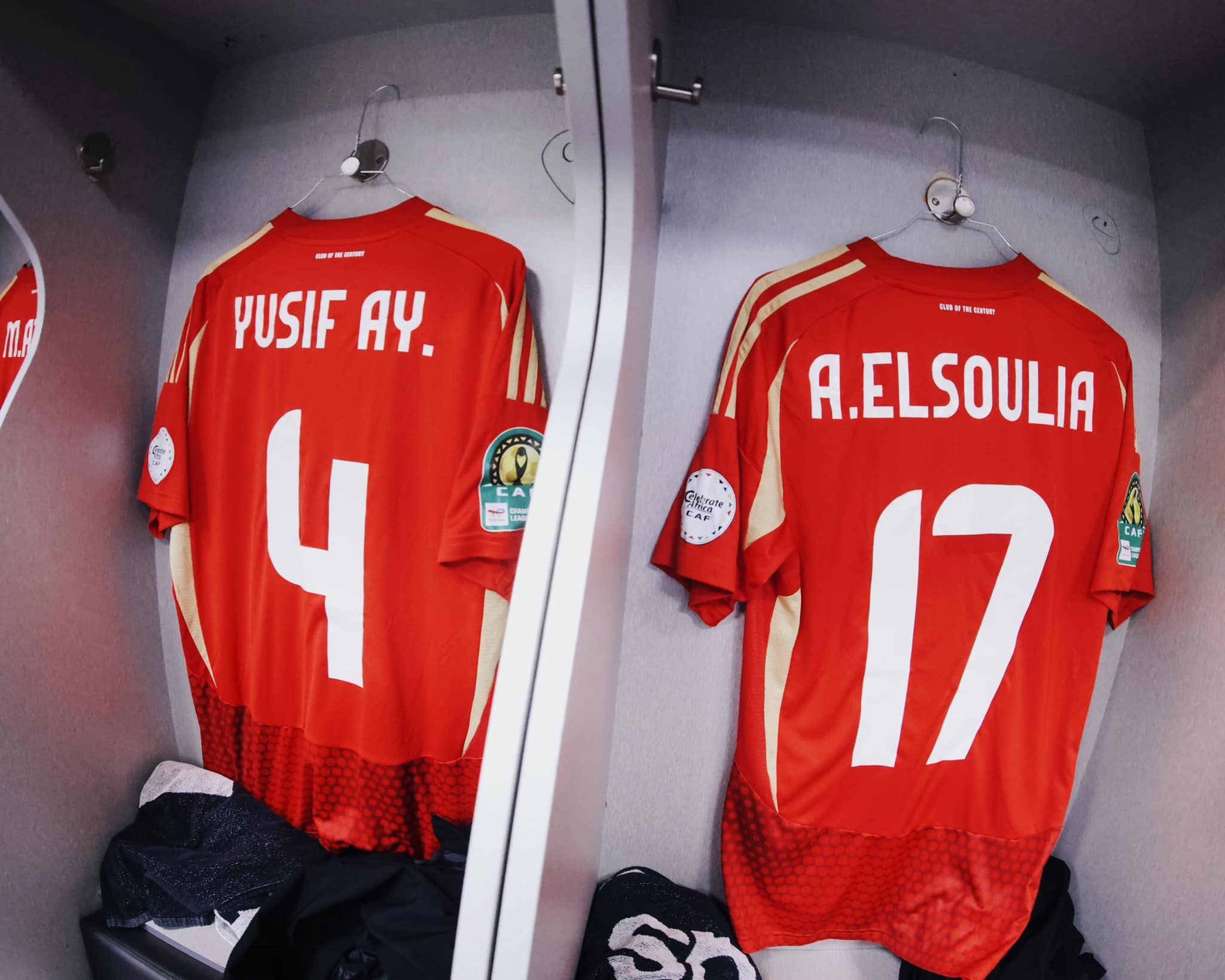 شاهد غرفة ملابس الأهلي قبل مباراة أورلاندو فى دوري أبطال أفريقيا