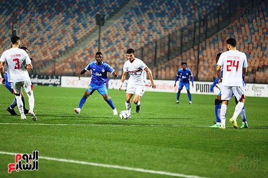 الزمالك يكتفي بالتقدم على إنيمبا النيجيرى بهدف فى الشوط الأول.. صور