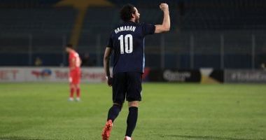 رمضان صبحى يسجل أول أهدافه مع بيراميدز هذا الموسم ويضيف الرابع أمام دجوليبا