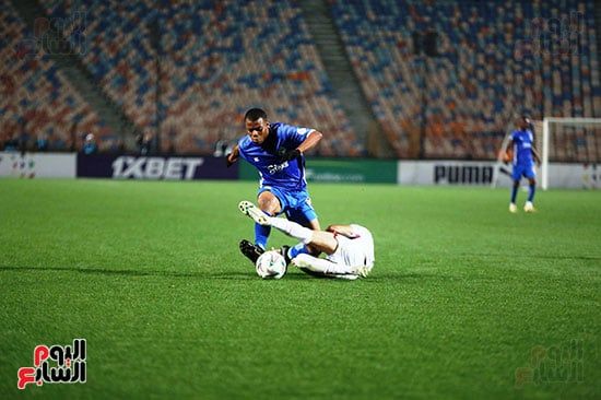 جهاز منتخب مصر بقيادة التوأم يحضر مباراة الزمالك وإنيمبا النيجيري