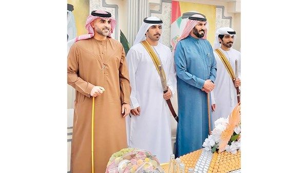 الشيوخ يحضرون أفراح الشحي في رأس الخيمة