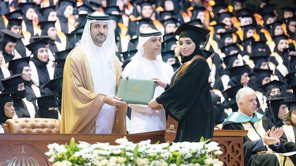 سلطان بن أحمد يشهد حفل تخريج طالبات جامعة الشارقة دفعة «خريف 2024»
