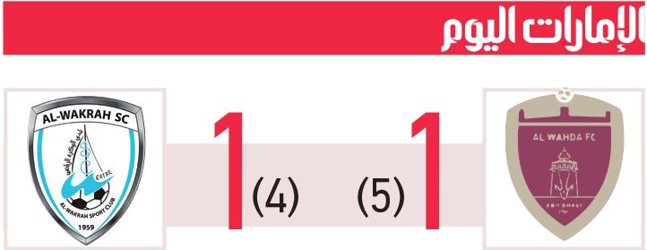 الامارات | الوحدة آخر سعادة بـ «كأس التحدي»