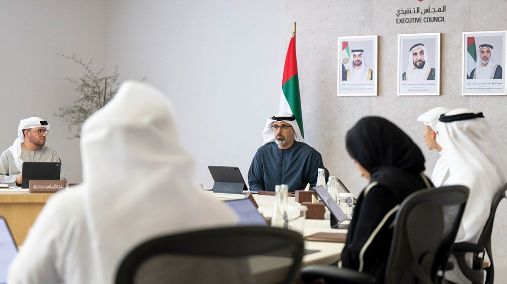 خالد بن محمد بن زايد يترأس اجتماع المجلس التنفيذي لإمارة أبوظبي