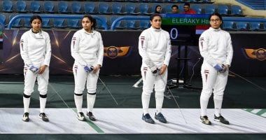 المرشحات لتمثيل مصر فى كأس العالم لسيف المبارزة للناشئات