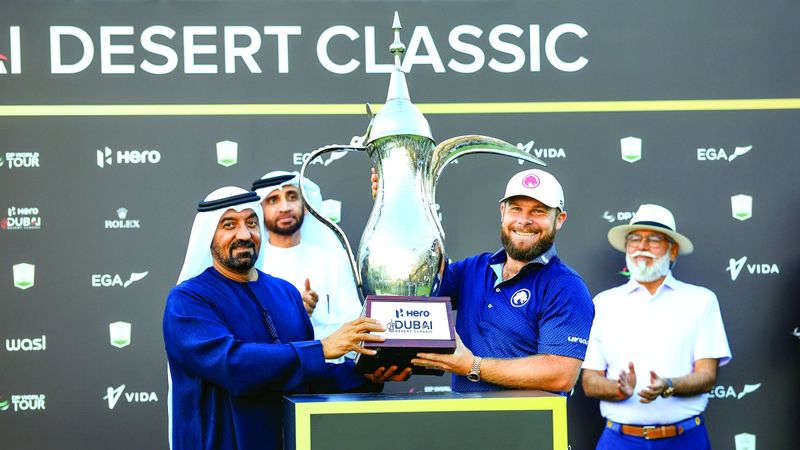 الامارات | أحمد بن سعيد يتوّج هاتون بلقب «غولف هيرو دبي»