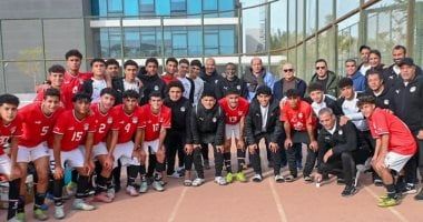 منتخب الناشئين يفوز وديًا على بسيون برباعية نظيفة