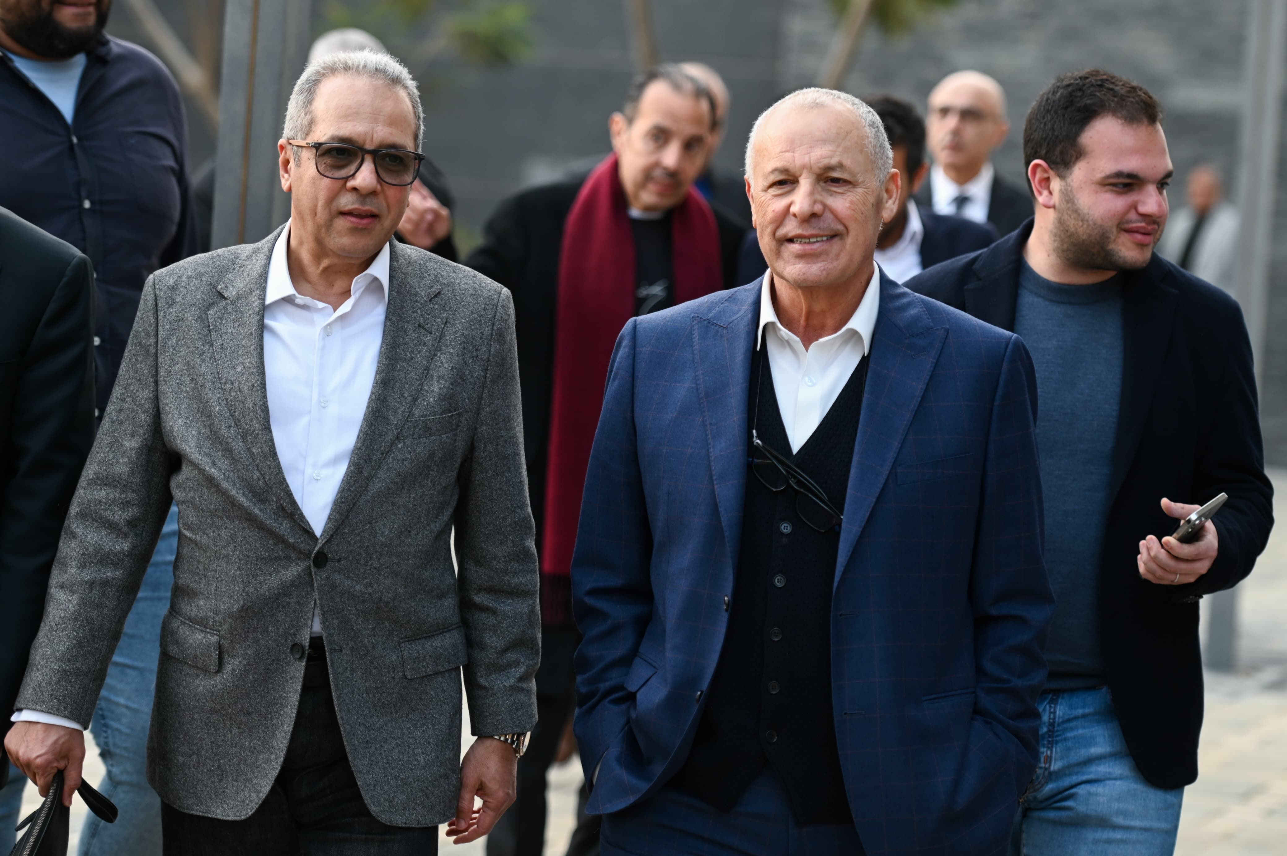 مجلس إدارة اتحاد الكرة يتفقد مركز المنتخبات الوطنية.. صور