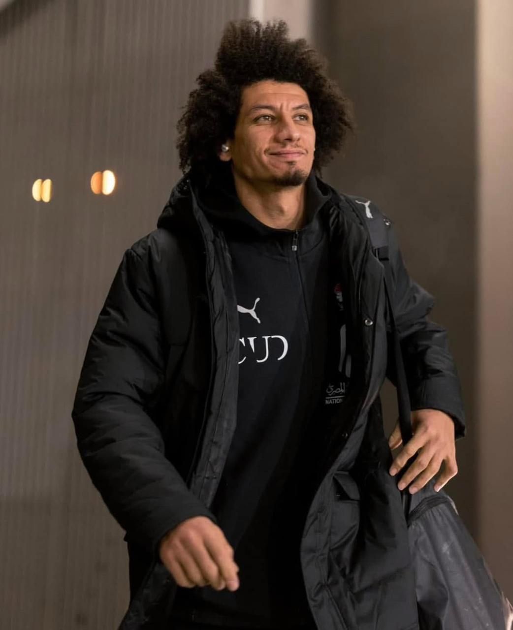 التفاؤل يسيطر على فراعنة اليد لحظة الوصول صالة مواجهة ايسلندا ببطولة العالم