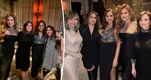 بالصور – أنغام تحتفل بألبومها الجديد وسط كوكبة من نجوم الفن