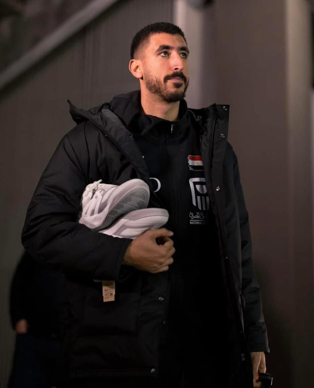 التفاؤل يسيطر على فراعنة اليد لحظة الوصول صالة مواجهة ايسلندا ببطولة العالم