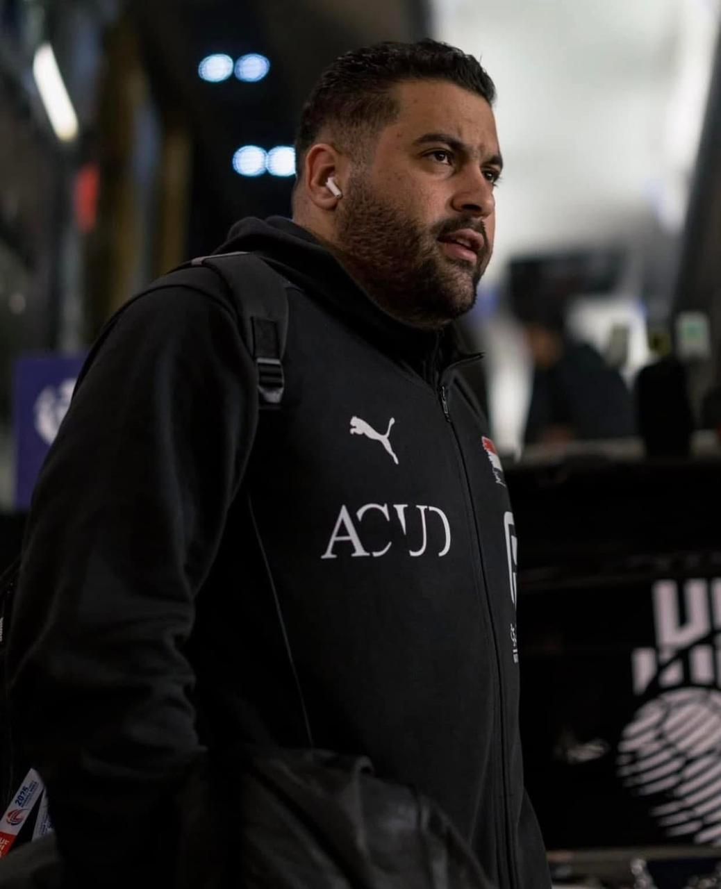 التفاؤل يسيطر على فراعنة اليد لحظة الوصول صالة مواجهة ايسلندا ببطولة العالم